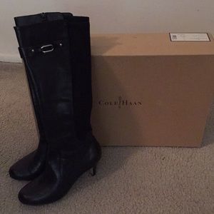 Cole Haan Tall Leather Lara Boots